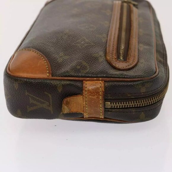 LOUIS VUITTON Monogram Marly Dragonne GM Clutch Bag - Picture 8 of 16